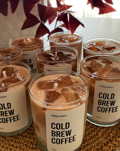 Iced Latte Coffee Scented Handmade Candle