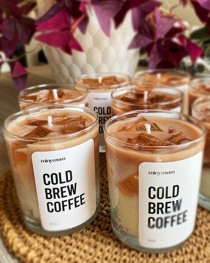 Iced Latte Coffee Scented Handmade Candle